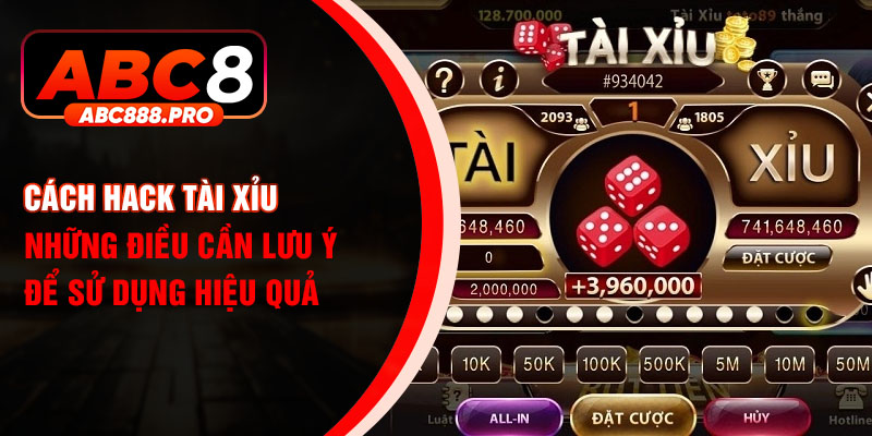 Ảnh đại diện cách hack tài xỉu